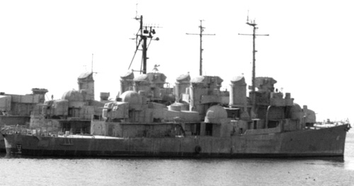 USS BURNS DD-588 - Photo by Larry Cote