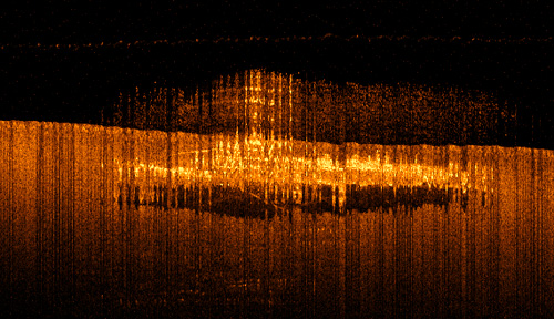 Side Scan Sonar Image of USS Vammen (DE-644)